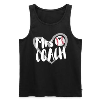 Baseball for Baseball Players - Men's Premium Organic Tank Top - black - Front - Michal (187cm)