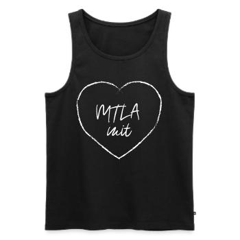 MTLA Labormedizin Laborantin Gesundheitswesen - Männer Premium Bio Tank Top - Schwarz - Vorne - AI Model Male 178 light (178cm)