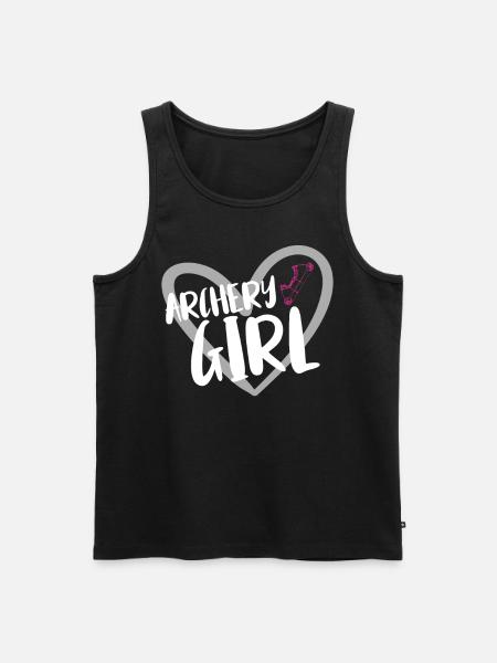 Archery Archer - Men's Premium Organic Tank Top - black