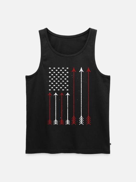 Archery Archer - Men's Premium Organic Tank Top - black