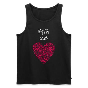 MTA mit Herz Krankenhaus Facharztpraxis Klinik - Männer Premium Bio Tank Top - Schwarz - Vorne - Michal (187cm)