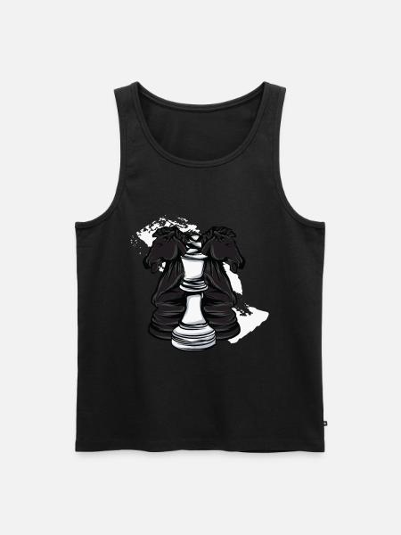 Chess Chess Pieces - Men's Premium Organic Tank Top - black