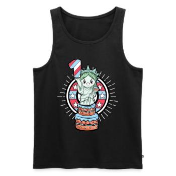1. Geburtstag Kind - Männer Premium Bio Tank Top - Schwarz - Vorne - AI Model Male 178 light (178cm)