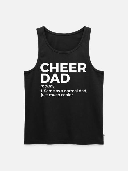Cheerleader Cheerleading - Men's Premium Organic Tank Top - black