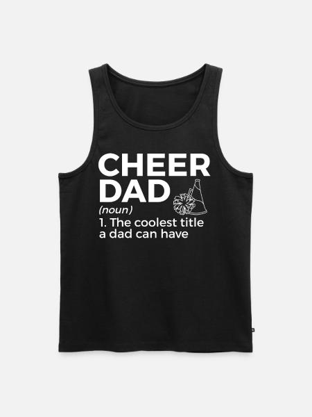 Cheerleader Cheerleading - Men's Premium Organic Tank Top - black