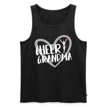 Cheerleader Cheerleading - Men's Premium Organic Tank Top - black - Front - Michal (187cm)