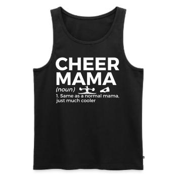 Cheerleader Cheerleading - Men's Premium Organic Tank Top - black - Front - Michal (187cm)