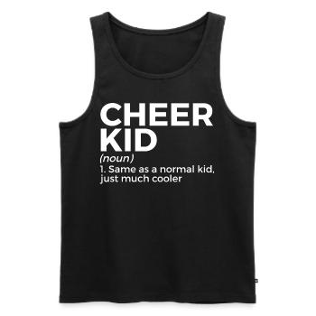 Cheerleader Cheerleading - Men's Premium Organic Tank Top - black - Front - Michal (187cm)