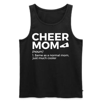 Cheerleader Cheerleading - Men's Premium Organic Tank Top - black - Front - Michal (187cm)