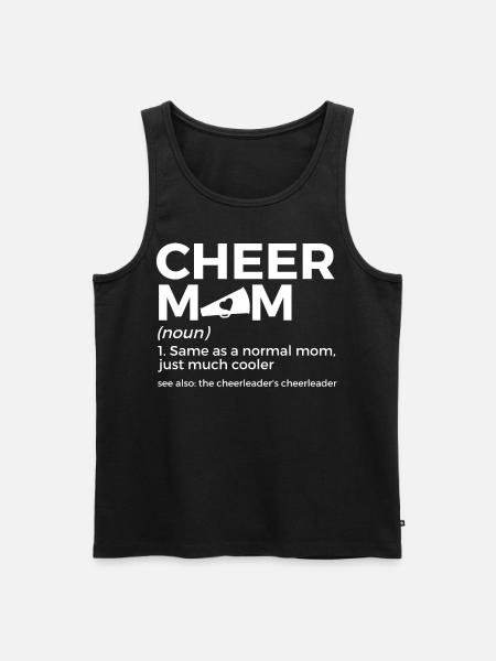 Cheerleader Cheerleading - Men's Premium Organic Tank Top - black