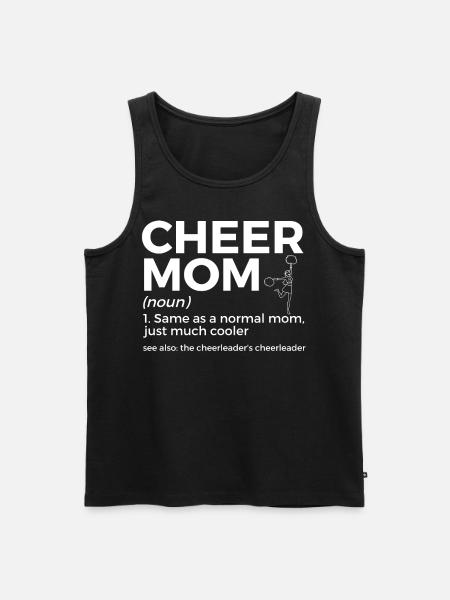 Cheerleader Cheerleading - Men's Premium Organic Tank Top - black