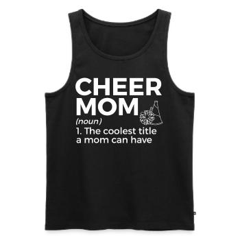 Cheerleader Cheerleading - Men's Premium Organic Tank Top - black - Front - Michal (187cm)