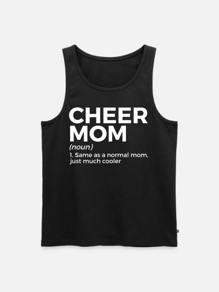 Cheerleader Cheerleading - Men's Premium Organic Tank Top - black