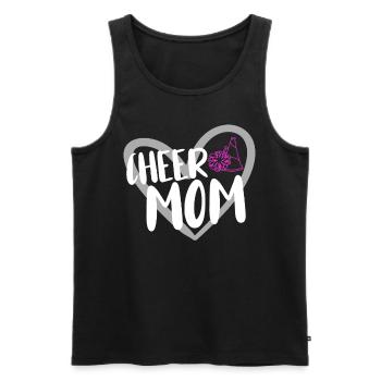 Cheerleader Cheerleading - Men's Premium Organic Tank Top - black - Front - Michal (187cm)