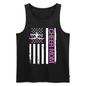 Cheerleader Cheerleading - Men's Premium Organic Tank Top - black - Front - Michal (187cm)