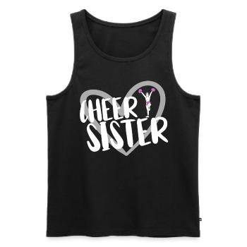 Cheerleader Cheerleading - Männer Premium Bio Tank Top - Schwarz - Vorne - Michal (187cm)