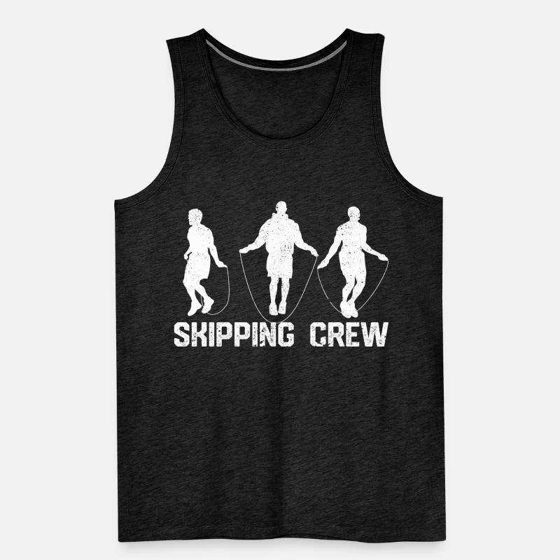 Lustiges Springseil Springseil springen Seil sprin Männer Premium Bio Tank Top