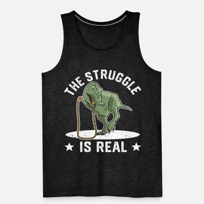 Lustiges Springseil Springseil springen Der Kampf Männer Premium Bio Tank Top