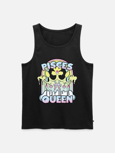 Pisces Queen - Men's Premium Organic Tank Top - black