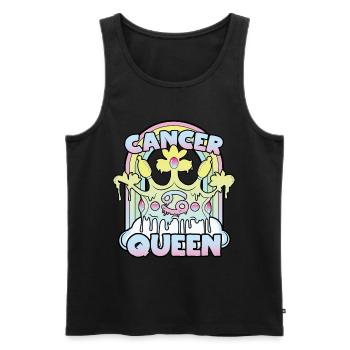 La Reine du Cancer - Débardeur bio Premium Homme - noir - Devant - Michal (187cm)