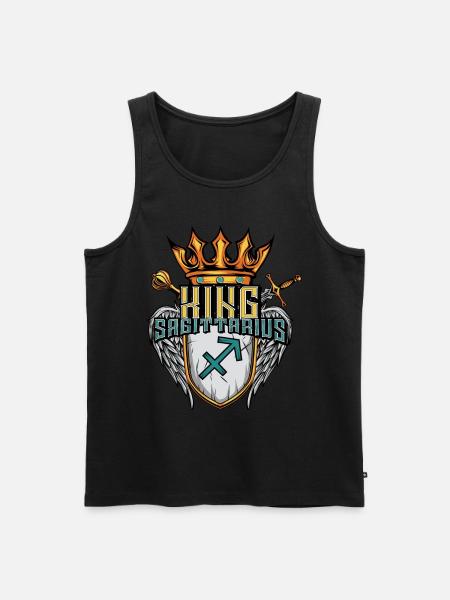 Schütze Sternzeichen - Männer Premium Bio Tank Top - Schwarz