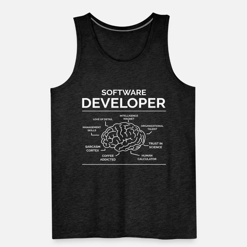Software Developer Men's Premium Organic Tank Top