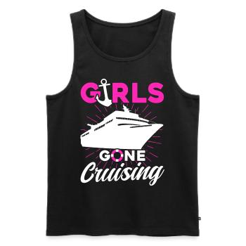 Girls Gone Cruising - Men's Premium Organic Tank Top - black - Front - Michal (187cm)