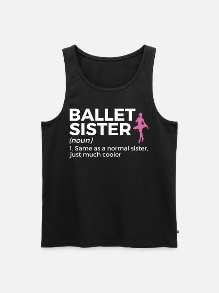 Ballet Dancing - Men's Premium Organic Tank Top - black