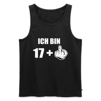 18 Geburtstag - Männer Premium Bio Tank Top - Schwarz - Vorne - Michal (187cm)