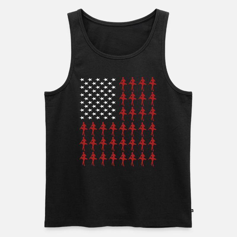 Ballet Tanzen - Männer Premium Bio Tank Top - Schwarz
