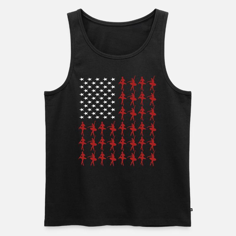 Ballet Tanzen - Männer Premium Bio Tank Top - Schwarz
