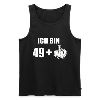 50 Geburtstag - Männer Premium Bio Tank Top - Schwarz - Vorne - Michal (187cm)