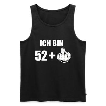 53 Geburtstag - Männer Premium Bio Tank Top - Schwarz - Vorne - Michal (187cm)