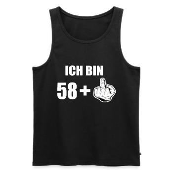 59 Geburtstag - Männer Premium Bio Tank Top - Schwarz - Vorne - Michal (187cm)