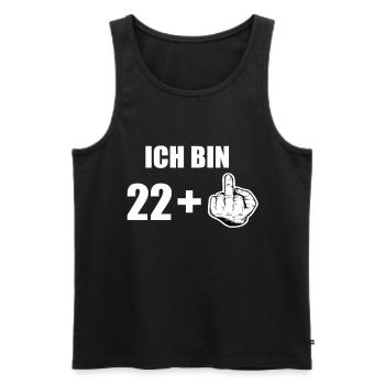 23 Geburtstag - Männer Premium Bio Tank Top - Schwarz - Vorne - Michal (187cm)