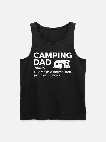 Camping Camping Motorhome - Men's Premium Organic Tank Top - black