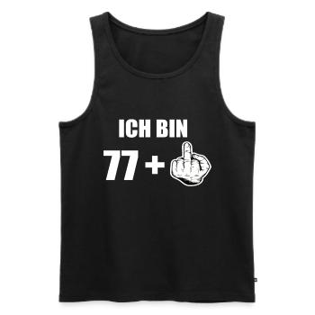 78 Geburtstag - Männer Premium Bio Tank Top - Schwarz - Vorne - Michal (187cm)