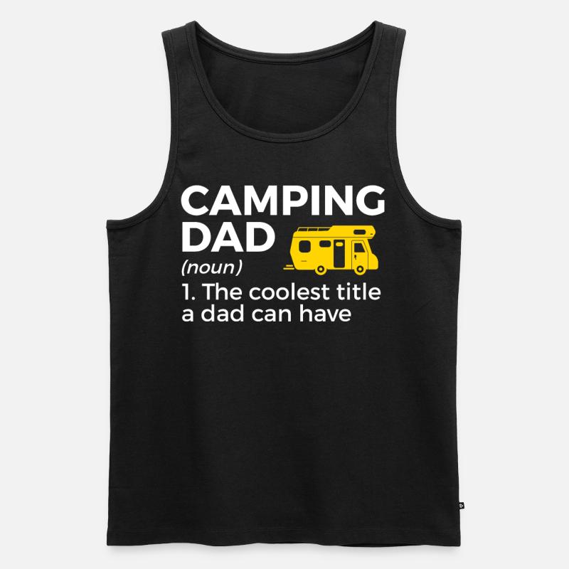 Camping Camping Camping-car - Débardeur bio Premium Homme - noir