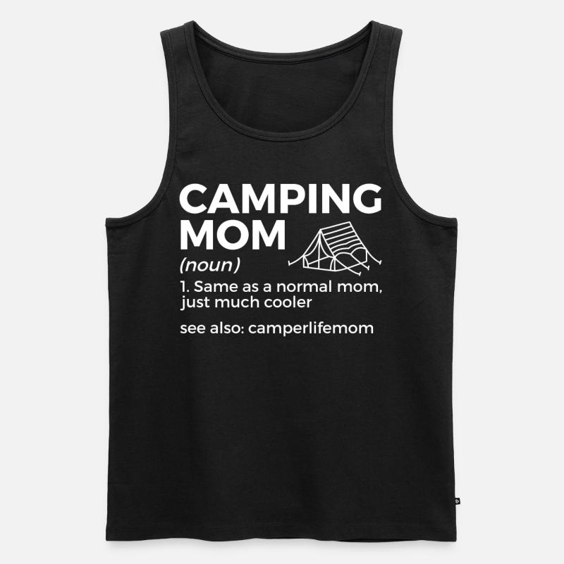 Camping Camping Camping-car - Débardeur bio Premium Homme - noir