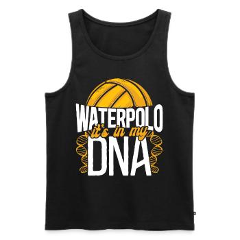 Water Polo Vintage Water Polo It's - Männer Premium Bio Tank Top - Schwarz - Vorne - Michal (187cm)