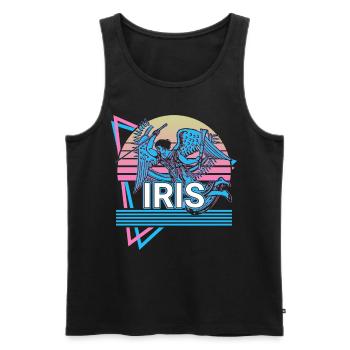 Iris Göttin Antike griechische Mythologie Retro - Männer Premium Bio Tank Top - Schwarz - Vorne - AI Model Male 178 light (178cm)