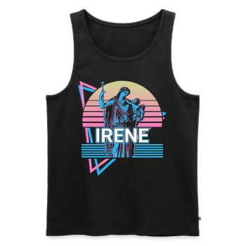 Irene Göttin Altgriechisch Griechische Mythologie - Männer Premium Bio Tank Top - Schwarz - Vorne - Michal (187cm)