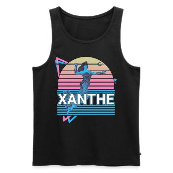 Déesse Xanthe Mythologie grecque antique - Débardeur bio Premium Homme - noir - Devant - Michal (187cm)