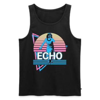 Echo Göttin Antike Griechisch Griechische Mytholog - Männer Premium Bio Tank Top - Schwarz - Vorne - AI Model Male 178 light (178cm)