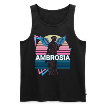 Déesse Ambrosia Mythologie grecque antique - Débardeur bio Premium Homme - noir - Devant - Michal (187cm)