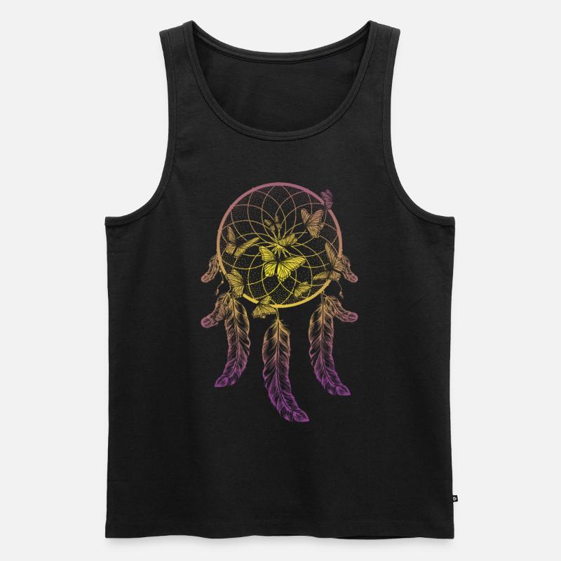Traumfänger - Männer Premium Bio Tank Top - Schwarz