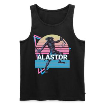 Alastor Greek god Ancient Greek myth - Men's Premium Organic Tank Top - black - Front - AI Model Male 178 light (178cm)