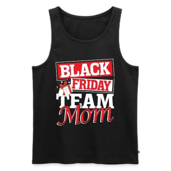 Black Friday Team Mom - Männer Premium Bio Tank Top - Schwarz - Vorne - AI Model Male 178 light (178cm)