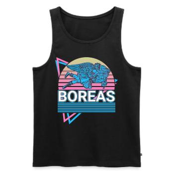 Boreas Greek God Ancient Greek Mythol - Men's Premium Organic Tank Top - black - Front - AI Model Male 178 light (178cm)