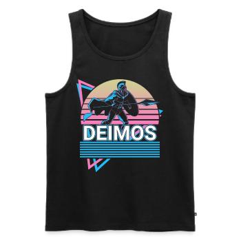 Deimos Greek God Ancient Greek Mythol - Men's Premium Organic Tank Top - black - Front - AI Model Male 178 light (178cm)